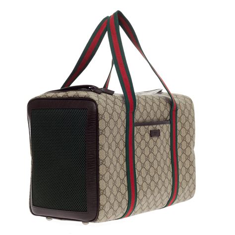 petten gucci|gucci pet carrier for sale.